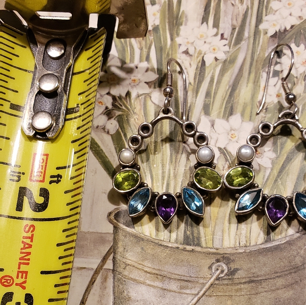 Silver earrings - Picture 3 of 5